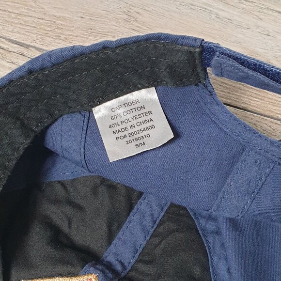 Cub Scout Tiger Youth Cap S M Adjustable Orange Navy Embroidered Cap Hat Meeting - Picture 3 of 4